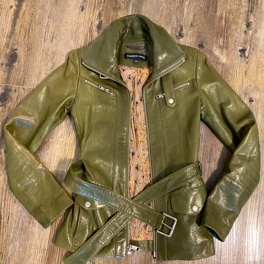 Andrew Marc Leather Jacket XS
